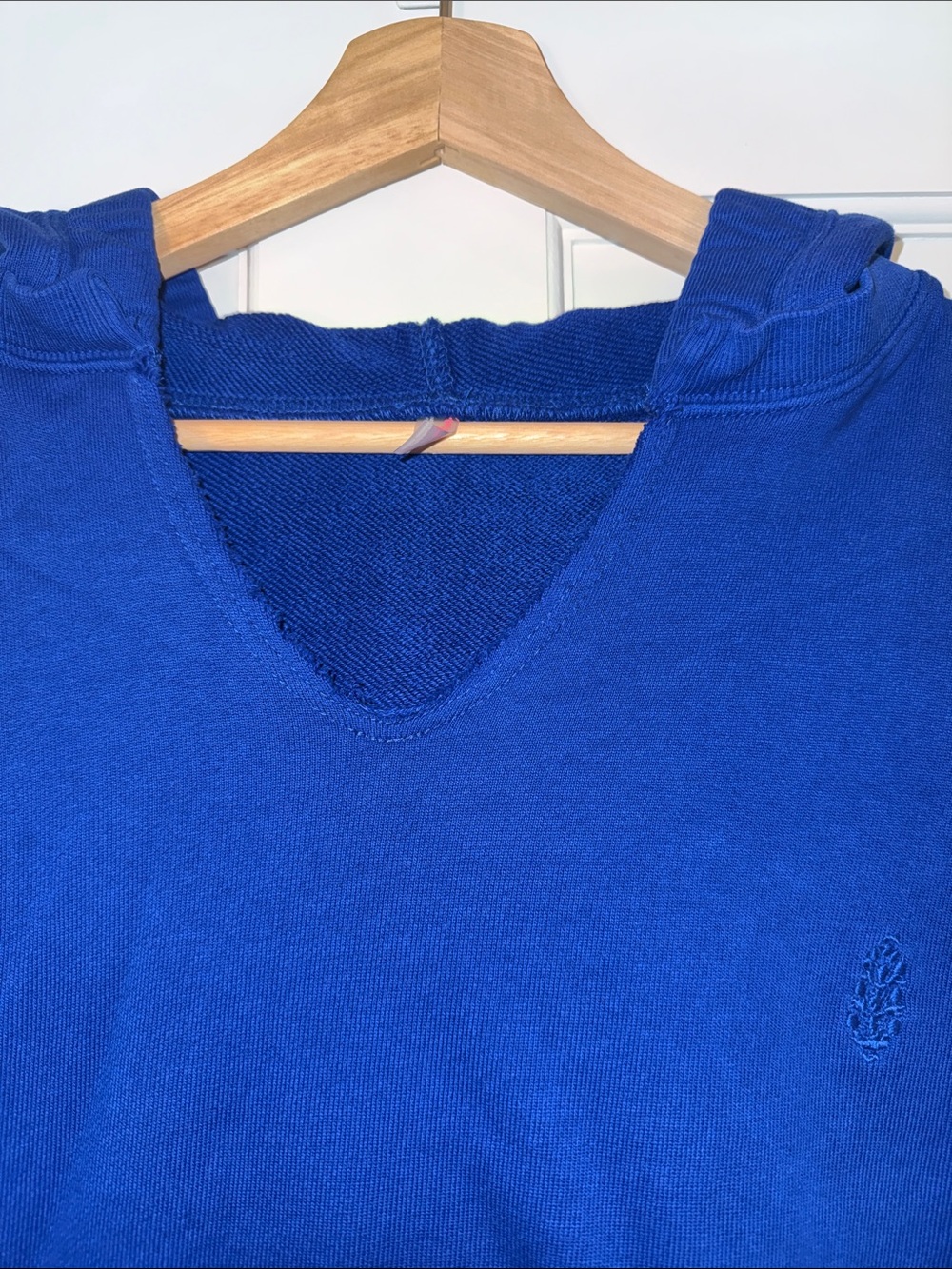 Free People Electric Blue Hooded Pullover Sweatshirt - Picture 5 of 8